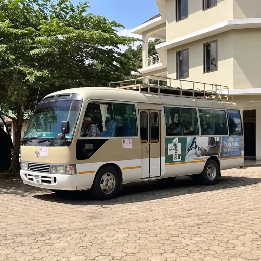 Toyota Coaster 22-seater private transfer minibus